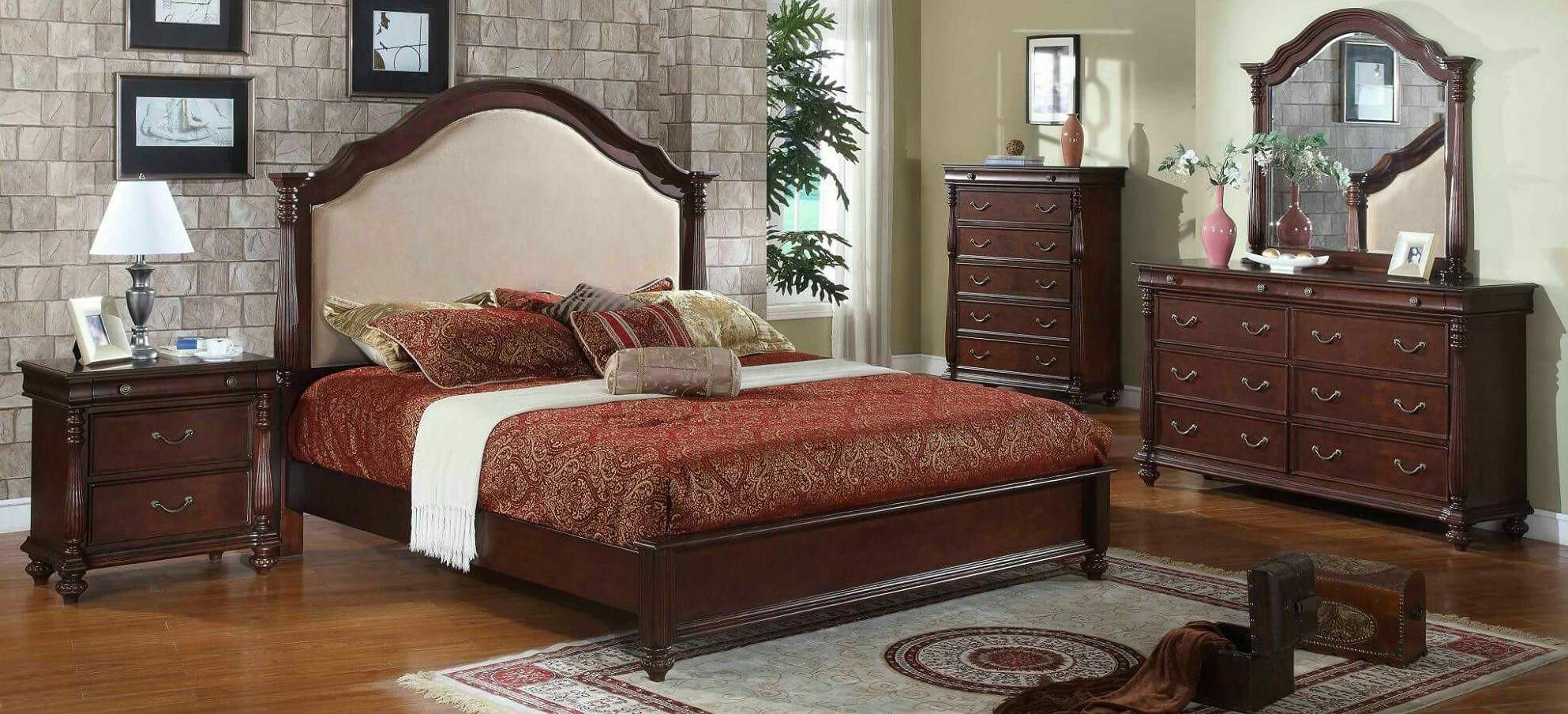 Malik Furniture King Size Bedroom Set King Size Bed Set